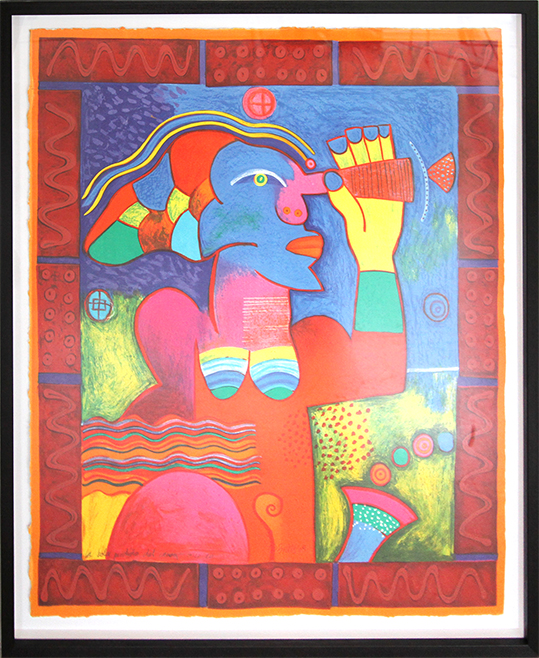 La bola perdida del canon Litografier Clemens Briels | Køb unik kunst af Clemens Briels - Litografi