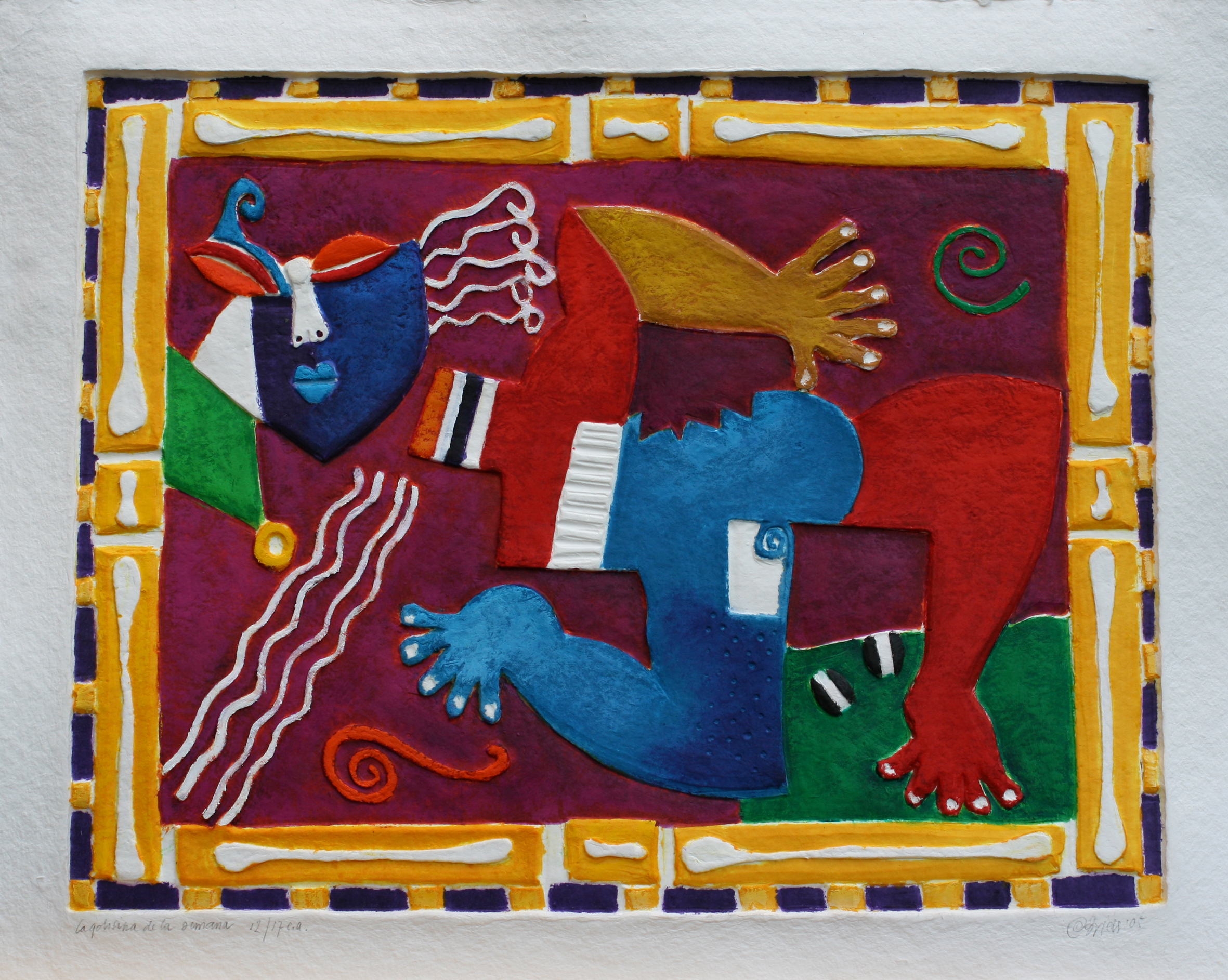 La golosina de la semana Litografier Clemens Briels | Køb unik kunst af Clemens Briels - Litografi