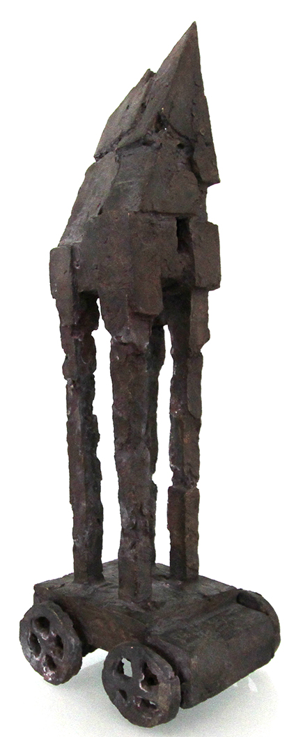 Haus auf Rädern Skulptur Michael Jastram | Unikke skulpturer af Michael Jastram