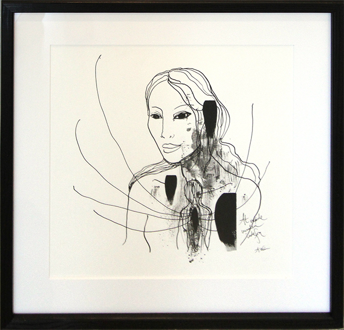 At møde verden indefra Kunsttegninger Annette Wier | Køb malerier lavet af Annette Wier - Unik lethed