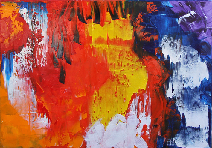 Uden titel Malerier Franz Beckerlee | Fænomenologisk inspirerede malerier | Køb her