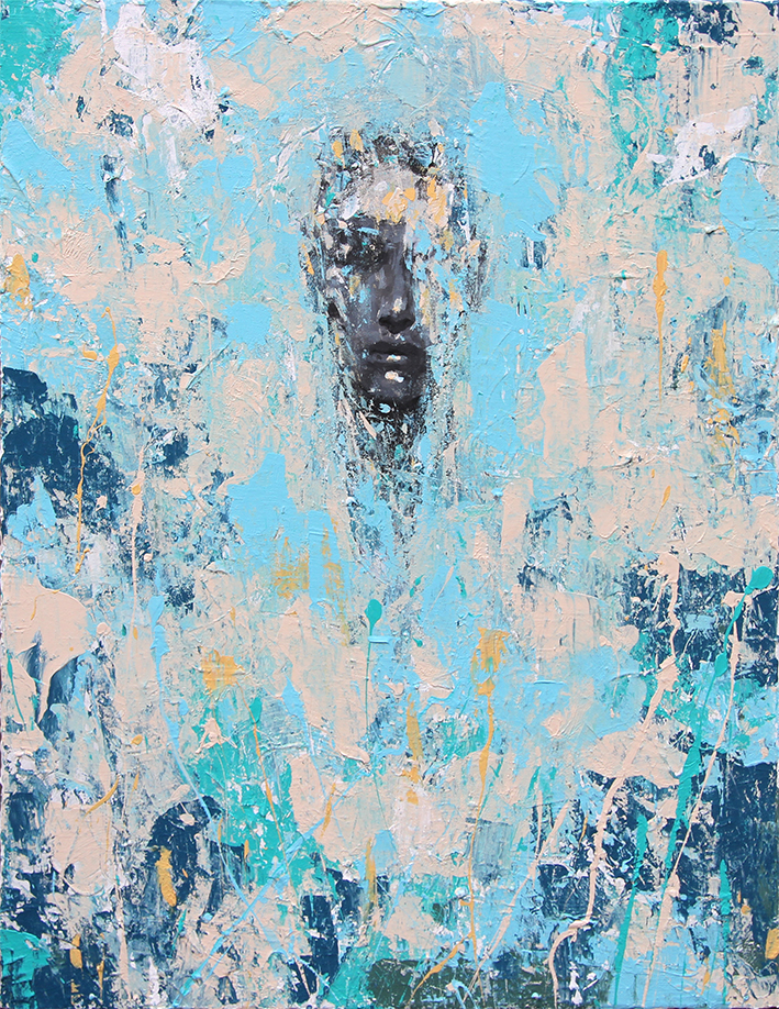 Uden titel Malerier Simon Fellah | Kunstværker af Simon Fellah | Køb her