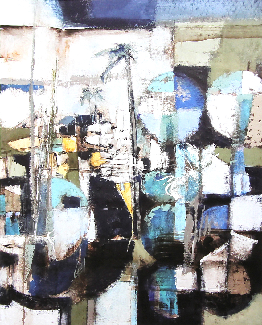 El pueblo andaluz Litografier Carsten Frank | Køb kunst og malerier fra Carsten frank | Unikt udvalg