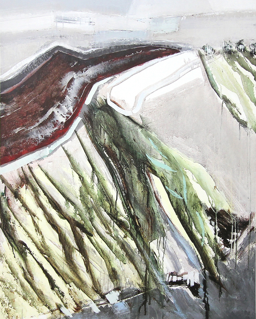 Organized landscape Litografier Carsten Frank | Køb kunst og malerier fra Carsten frank | Unikt udvalg