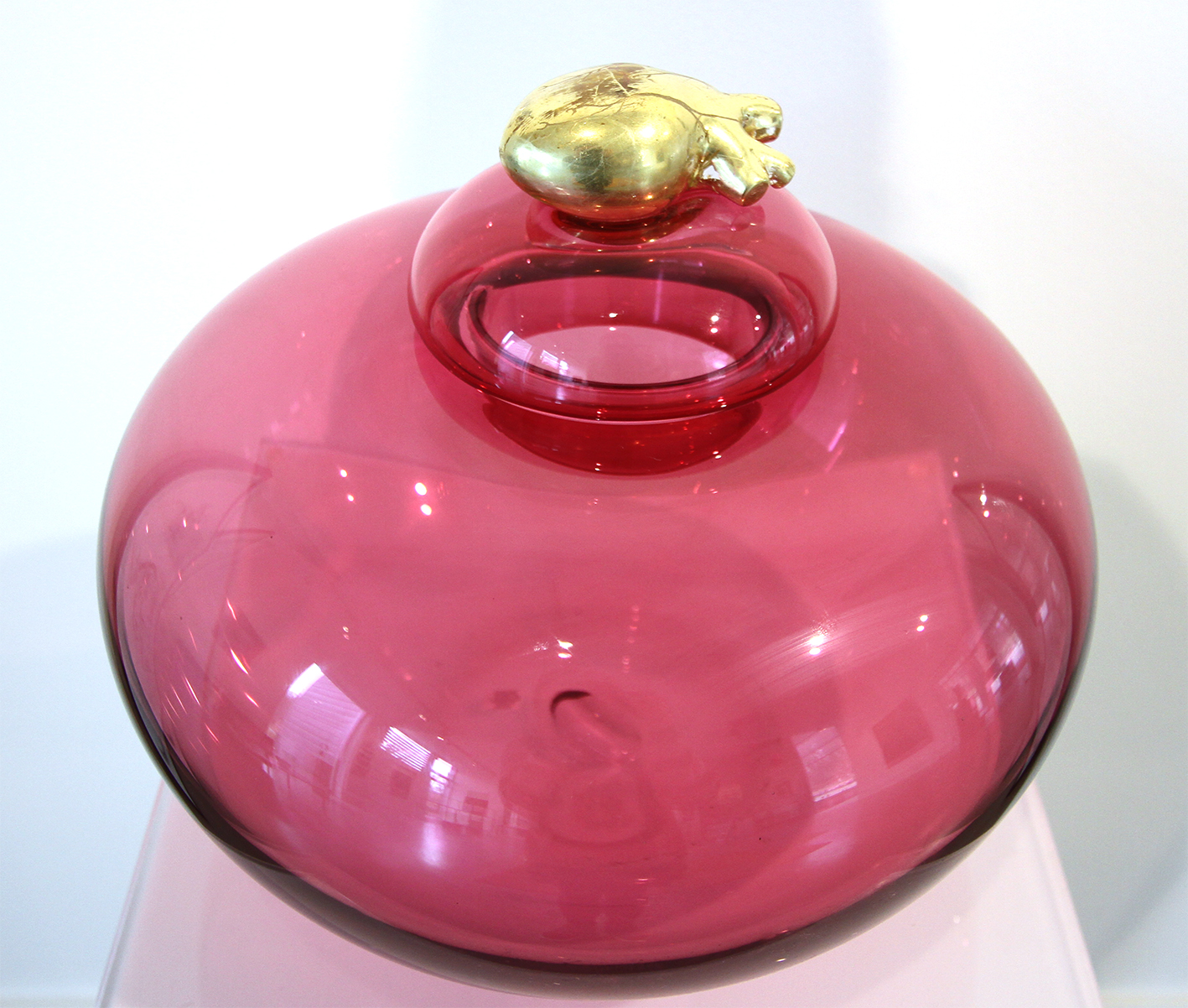 Krukke med hjerte Glaskunst Karen Nyholm | Porcelæn værker lavet af Karen Nyholm | Shop