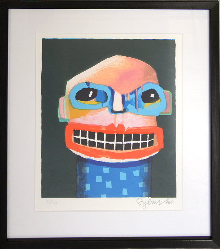 Charmør Litografier Leif Sylvester malerier | Køb malerier af Leif Sylvester her