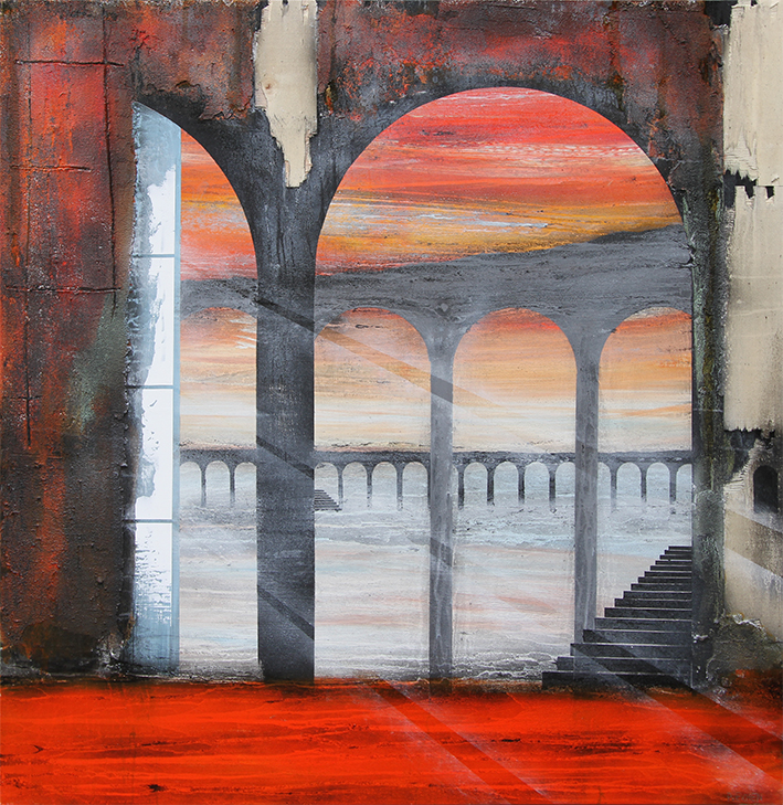 Det røde hav Malerier Peter Eichen | Sanselige værker af Peter Eichen | Køb her