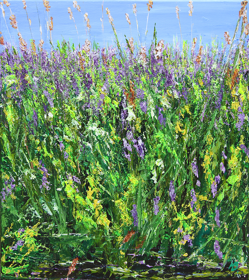 Vild flora Malerier Helle Bang | Smukke skulpturer skabt af Helle Bang