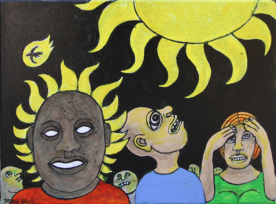 Hedebølge Malerier Troels Trier | Køb Troels Trier kunst og maleri - Unikt udvalg