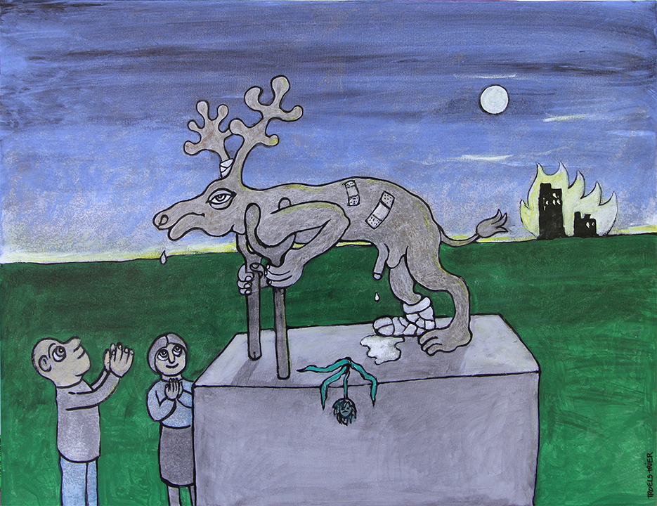 Naturen genoprettes Malerier Troels Trier | Køb Troels Trier kunst og maleri - Unikt udvalg