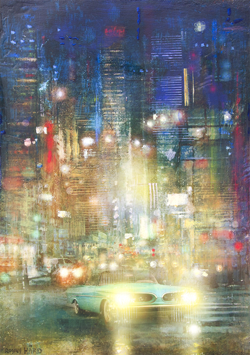 Natlys Malerier Ronny Hård | Køb dekorative Ronny Hård malerier her