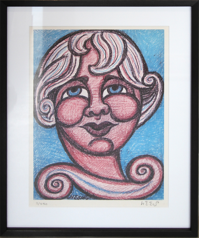 Uden titel Litografier Henry Heerup | Litografier og malerier af Henry Heerup