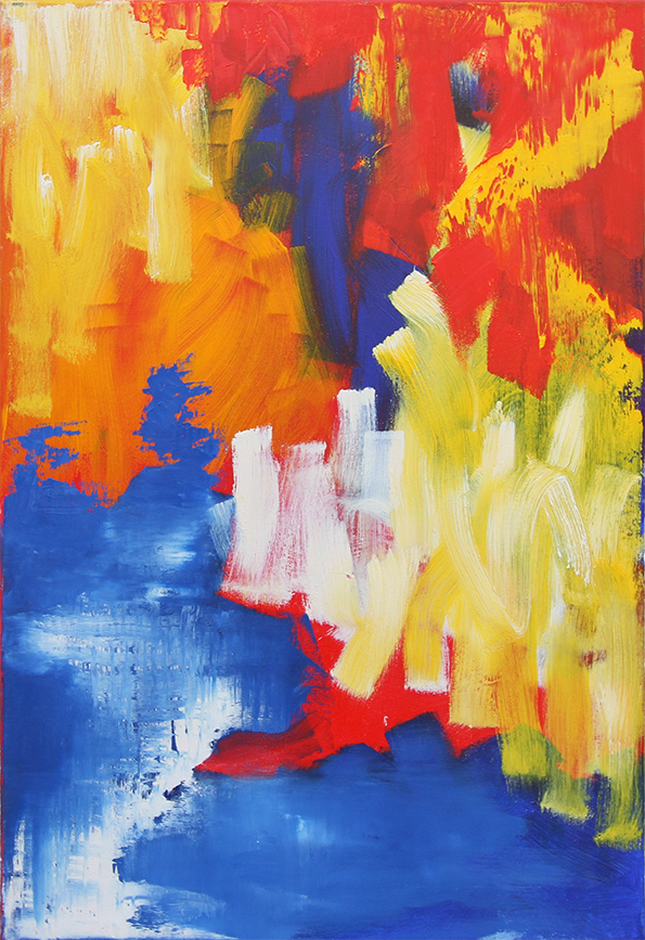 Uden titel Malerier Franz Beckerlee | Fænomenologisk inspirerede malerier | Køb her