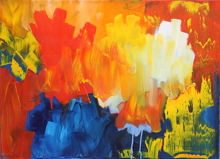 Uden titel Malerier Franz Beckerlee | Fænomenologisk inspirerede malerier | Køb her