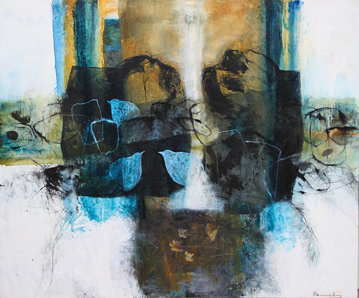 Dybsindig samtale Malerier Køb Malene Hammershøj kunst og malerier | Stort udvalg