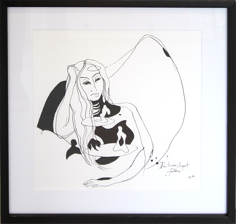 Der hvor lyset falder Kunsttegninger Annette Wier | Køb malerier lavet af Annette Wier - Unik lethed