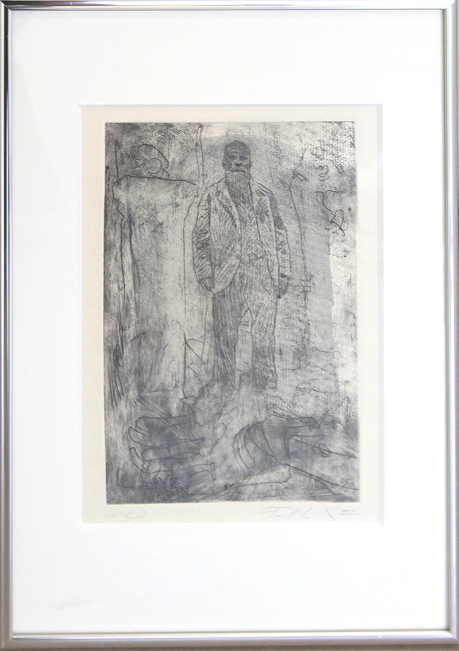 Uden titel Litografier Simon Fellah | Kunstværker af Simon Fellah | Køb her