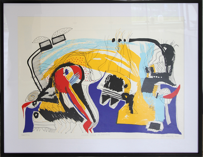 Mellem Scyla og Karybdis Litografier Lis Zwick | Poetiske værker af Lis Zwick | Se udvalget her