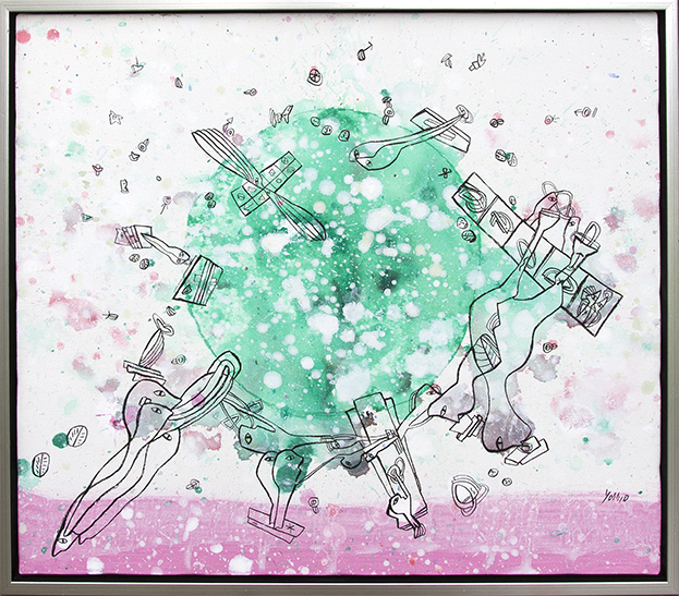 Spring sun is here Malerier Yoshio Nakajima | Køb malerier er kunstneren Yoshio Nakajima