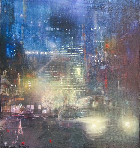 Night pulse Malerier Ronny Hård | Køb dekorative Ronny Hård malerier her