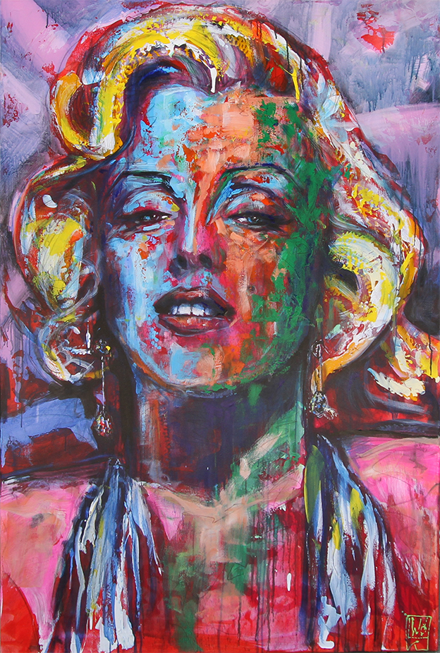 Marilyn Monroe Malerier Jürgen Wölk | Se vores udvalg af malerier af Jürgen Wölk