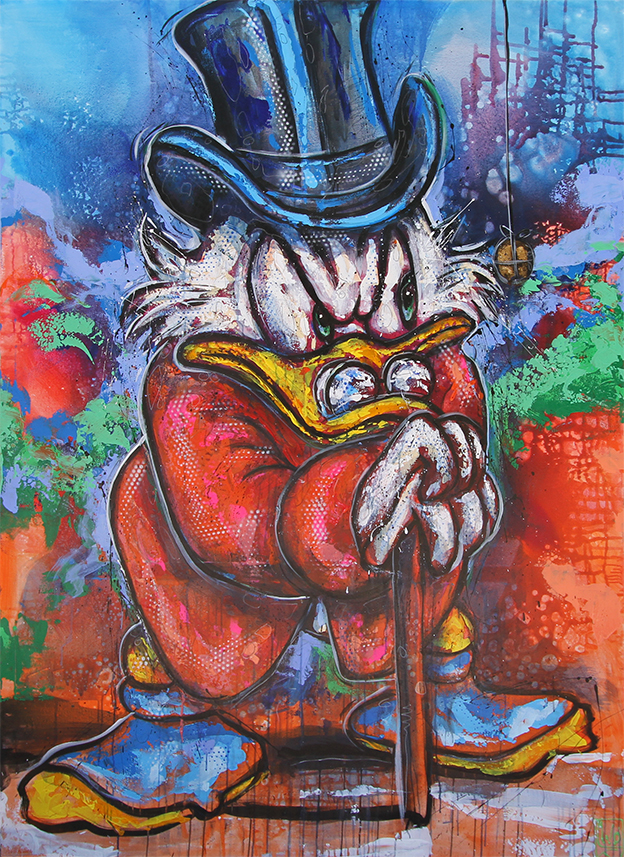 Onkel Joakim Malerier Jürgen Wölk | Se vores udvalg af malerier af Jürgen Wölk