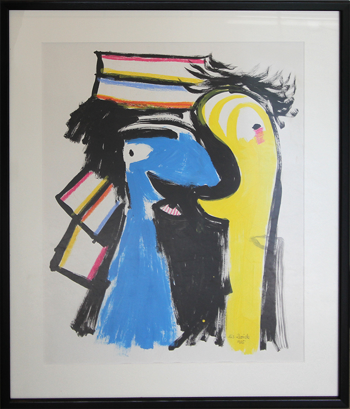 Uden titel Kunst på papir Lis Zwick | Poetiske værker af Lis Zwick | Se udvalget her