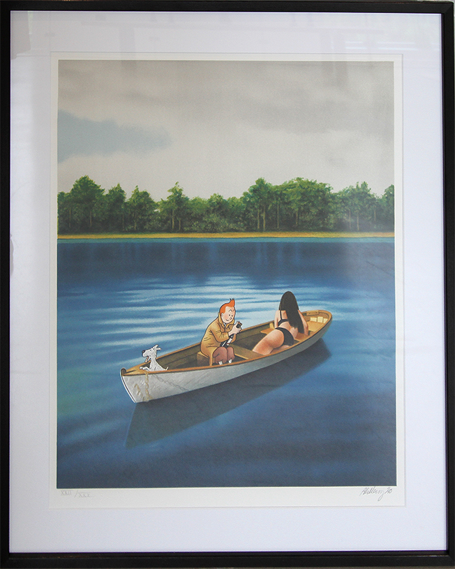 The lake Litografier Ole Ahlberg | Pop art af Ole Ahlberg | Se udvalget og køb her