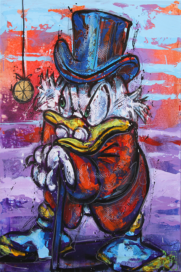 Onkel Joakim Malerier Jürgen Wölk | Se vores udvalg af malerier af Jürgen Wölk