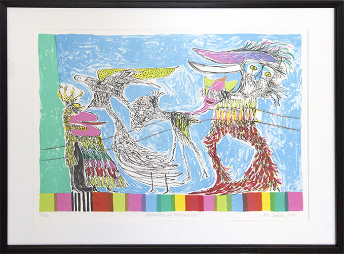 Kejseren af Portugalien Litografier Lis Zwick | Poetiske værker af Lis Zwick | Se udvalget her