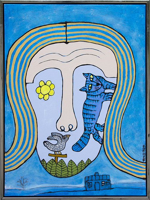 Forår på vej Malerier Troels Trier | Køb Troels Trier kunst og maleri - Unikt udvalg