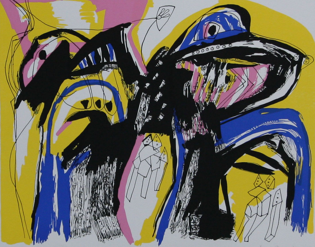 Nattens Broer Litografier Lis Zwick | Poetiske værker af Lis Zwick | Se udvalget her