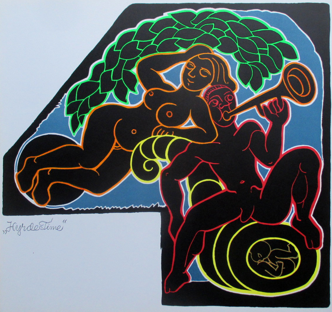 Hyrdetime Litografier Henry Heerup | Litografier og malerier af Henry Heerup