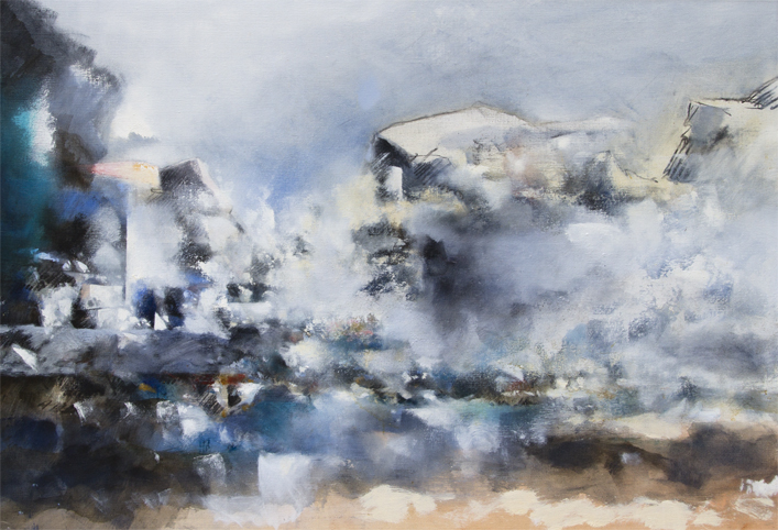 En baie Malerier Jean-Marc Lafon | Malerier med naturen i fokus af Jean-Marc Lafon