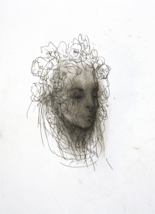 Uden titel Kunsttegninger Simon Fellah | Kunstværker af Simon Fellah | Køb her