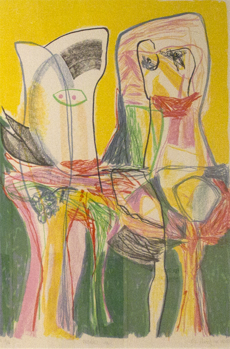 Rendez-vous Litografier Lis Zwick | Poetiske værker af Lis Zwick | Se udvalget her