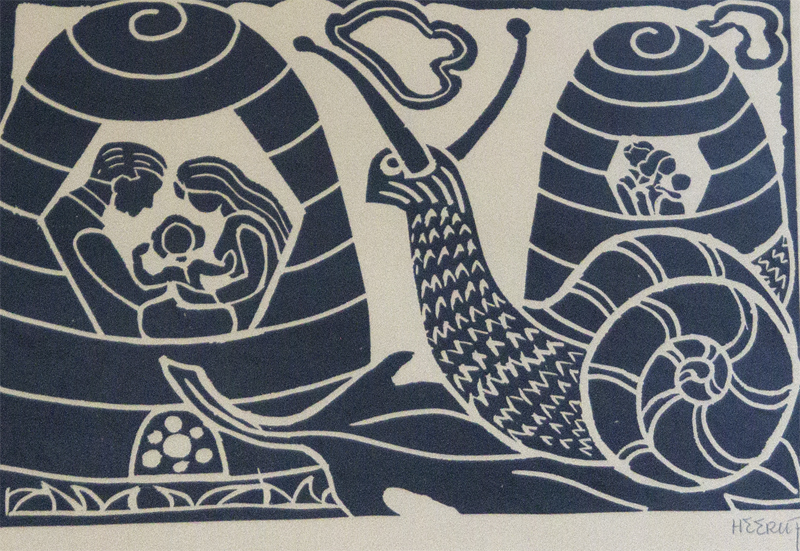 Uden titel Litografier Henry Heerup | Litografier og malerier af Henry Heerup