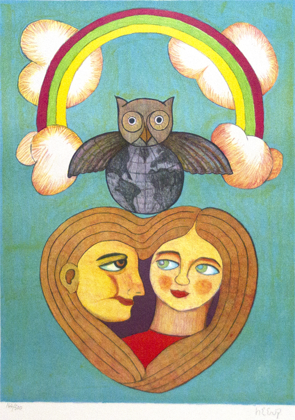 Uden titel Litografier Henry Heerup | Litografier og malerier af Henry Heerup