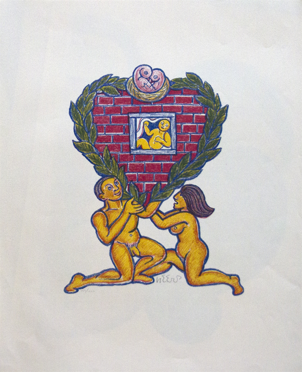 Uden titel Litografier Henry Heerup | Litografier og malerier af Henry Heerup