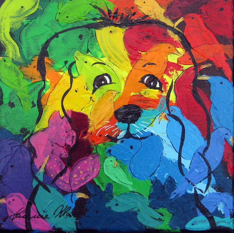 Trofast Malerier Jannie Kloster | Smukke og energiske malerier af Jannie Kloster