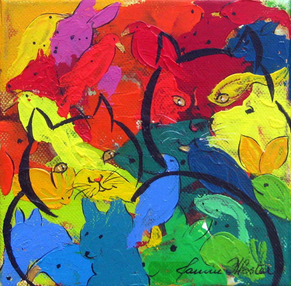 Dating Malerier Jannie Kloster | Smukke og energiske malerier af Jannie Kloster