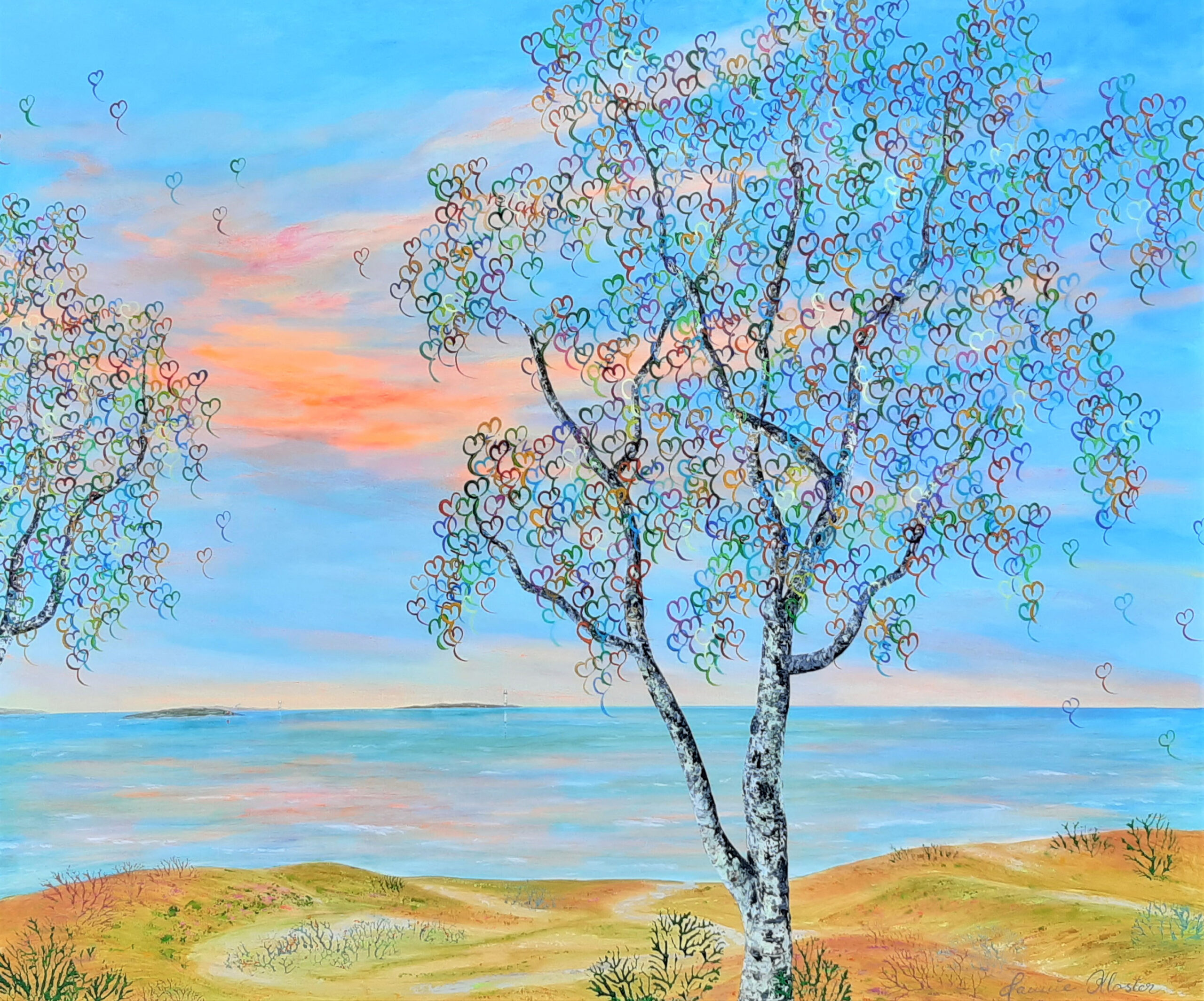 I feel free Malerier Jannie Kloster | Smukke og energiske malerier af Jannie Kloster