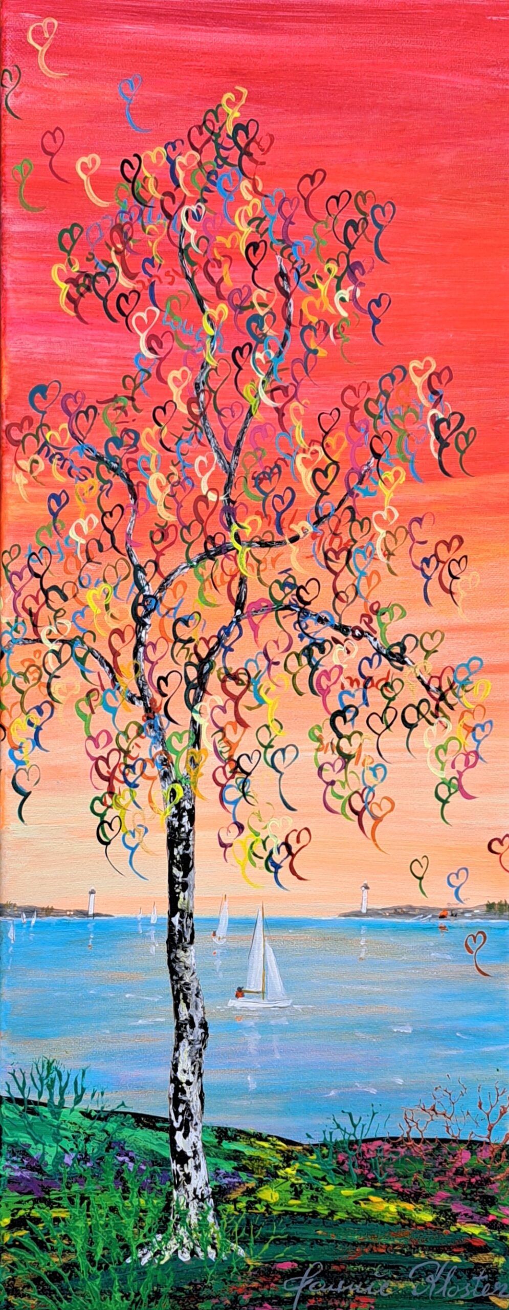 Dreams Never Die Malerier Jannie Kloster | Smukke og energiske malerier af Jannie Kloster