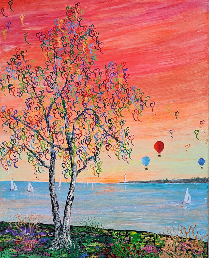 Time for a break Malerier Jannie Kloster | Smukke og energiske malerier af Jannie Kloster