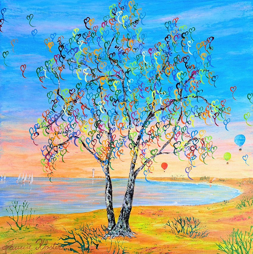 Feeling good Malerier Jannie Kloster | Smukke og energiske malerier af Jannie Kloster