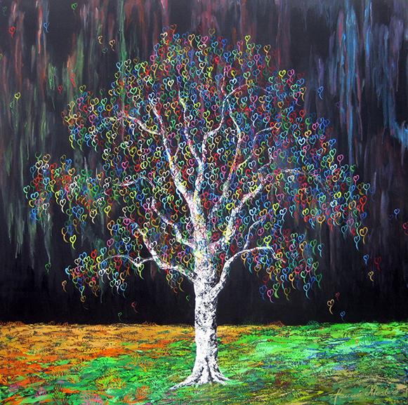 Open your mind Malerier Jannie Kloster | Smukke og energiske malerier af Jannie Kloster