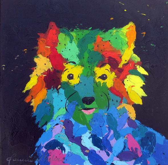 Min bedste ven Malerier Jannie Kloster | Smukke og energiske malerier af Jannie Kloster