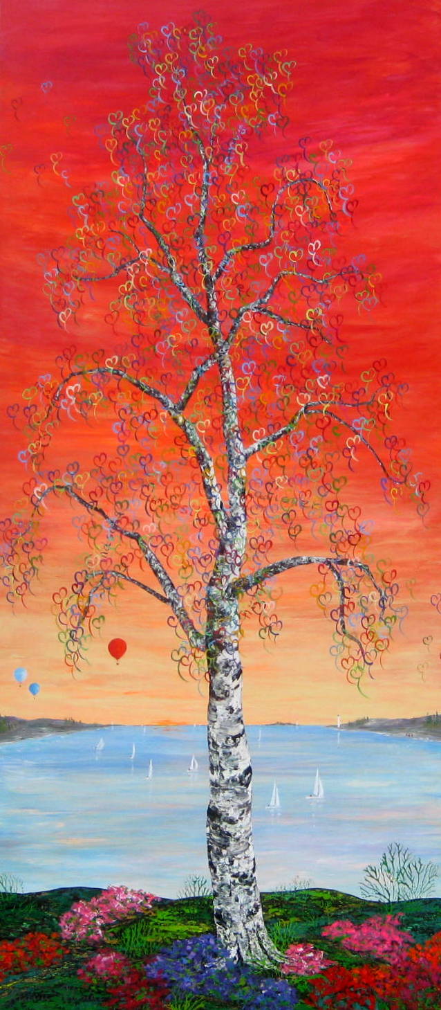 Dreams and memories Malerier Jannie Kloster | Smukke og energiske malerier af Jannie Kloster