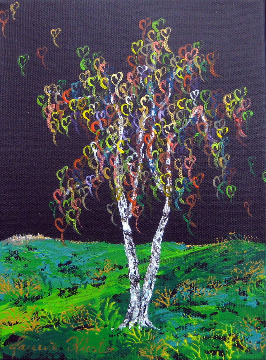 Indtryk Malerier Jannie Kloster | Smukke og energiske malerier af Jannie Kloster