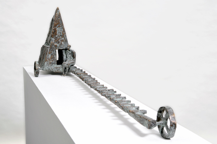 Drei Räder Wagen Skulptur Michael Jastram | Unikke skulpturer af Michael Jastram